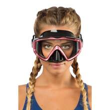 Comfortable, Pure Silicone Diving/Snorkeling Mask - Dark Grey - View 6