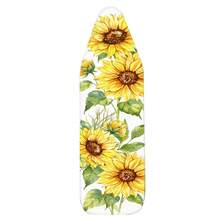 1pc Ironing Board Replaceable Cover , Sunflower Print Polyester Household Ironing Table Cloth Ironing Board - Multicolor - View 17