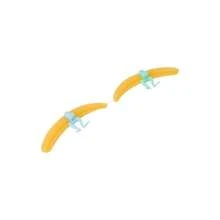 Separador de Pestaas, Aislador de Pestaas de Amplia Aplicacin Reutilizable de Buenos Efectos para Salones de Uas - Amarillo - Ver 8