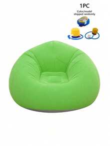 Inflatable Sofa Chair, Outdoor Portable Slouchy Sofa, Folding Sofa, Bean Bag Sofa Chair, Movie Night Sofa - Multicolor - View 15