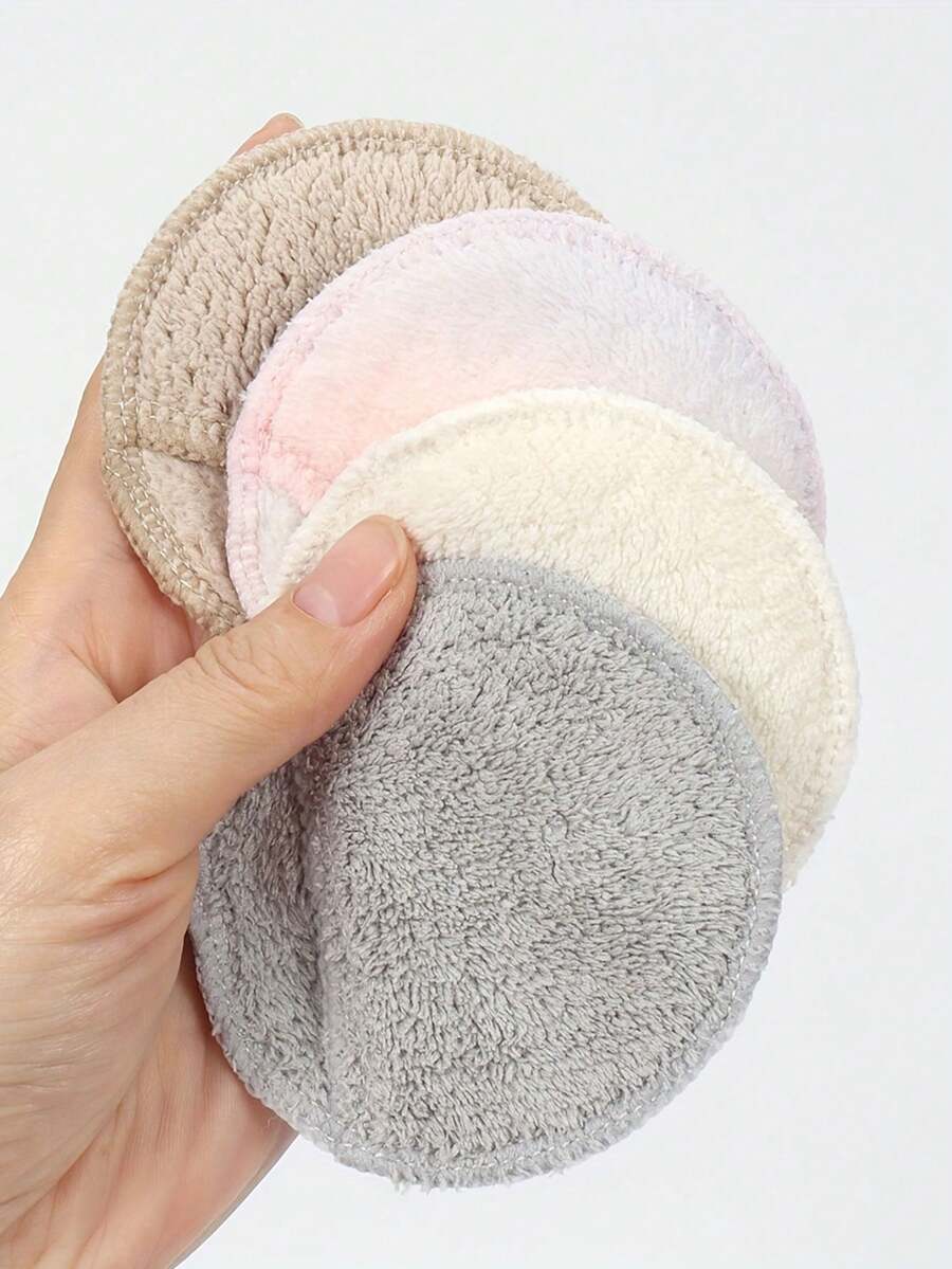 3 Pieceswashable And Reusable Makeup Removal Glove Set, Suitable For All Skin Types For Facial Cleansing, Makeup Removal, And Washing