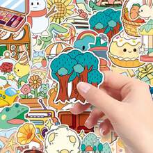 50pcs Cute Cartoon Bear Colorful Original Doodle Creative Playful Decorative Table Lamp Bicycle DIY Stickers - Original Doodle - 1971 - View 7