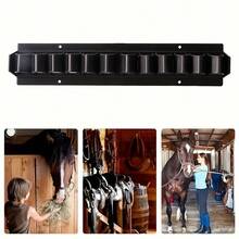1個馬術鞭子收納架,長條形鞭子展示架,鞭子收納掛式整理器,馬廄馬術用品,壁掛式馬鞍架,馬廄配件,儲藏室整理工具,適用於馬鞭、馬術鞭和訓練鞭,讓鞭子整齊收納,馬術愛好者的禮物 - 彩色 - 查看 6