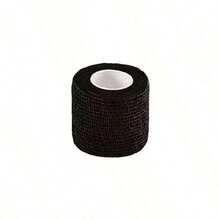 1 Set 4 Rolls Black Elastic Self-Adhesive Bandage, Flexible Breathable Non-Woven Adhesive Bandage - Black - View 7