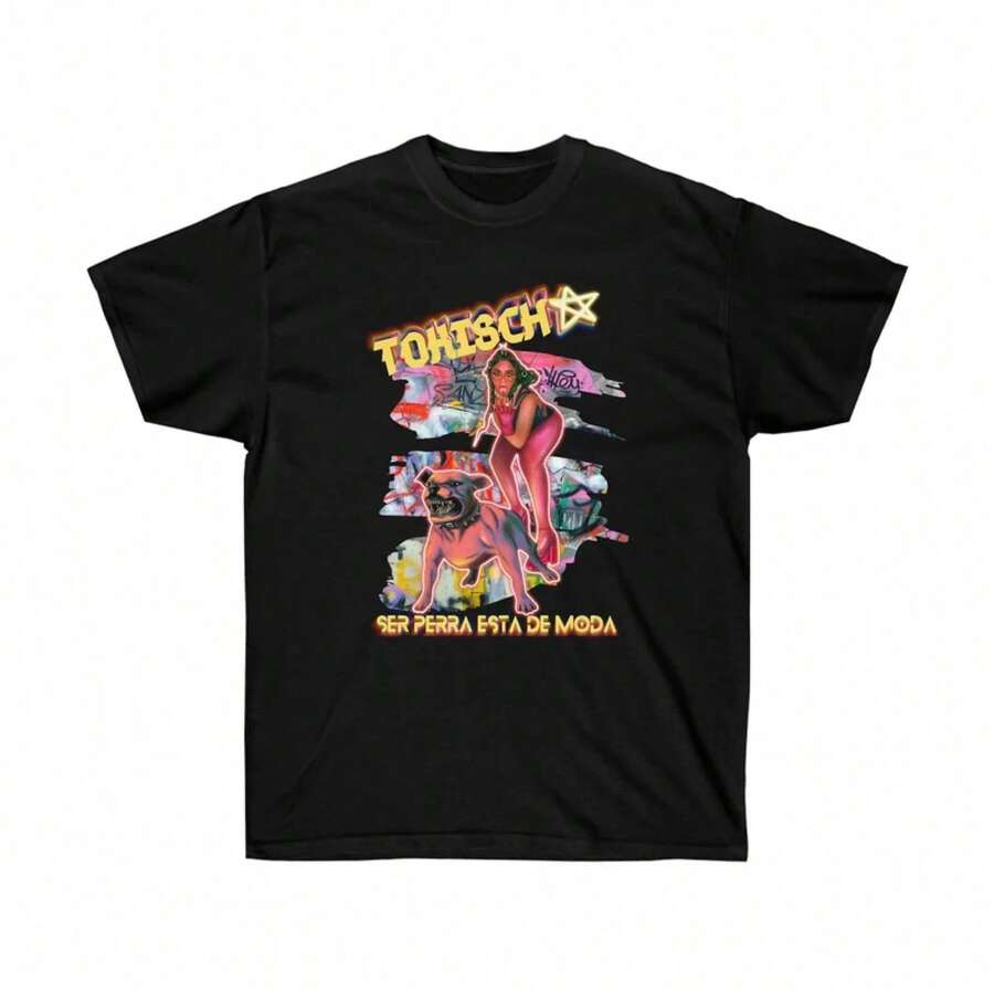 Camiseta gráfica TOKISCHA - Negro - Ver 1