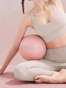 Women's Pelvic Floor Training Mini Pilates Yoga Ball, Thickened Small Anti-Burst Anti-Slip Fitness Ball, Core Strength And Stability Training, Home Gym Office Workout, Solid Color Pilates Accessory - Multicolor - View 3