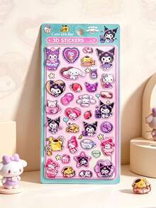Paw Patrol Pegatinas 3D/DIY, Pegatinas de Anime en Relieve, Pegatinas Lindas, Decoraciones en Relieve Divertidas y Brillantes, Pegatinas de Anime Japonés Tridimensionales y Divertidas, Textura Sólida, Forma Delicada, Pegatinas Decorativas Autoadhesivas y Resistentes al Agua, Diseño de Colores Mixtos - Multicolor - Ver 9