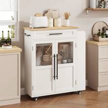 Mobile Storage Islands - White - View 5