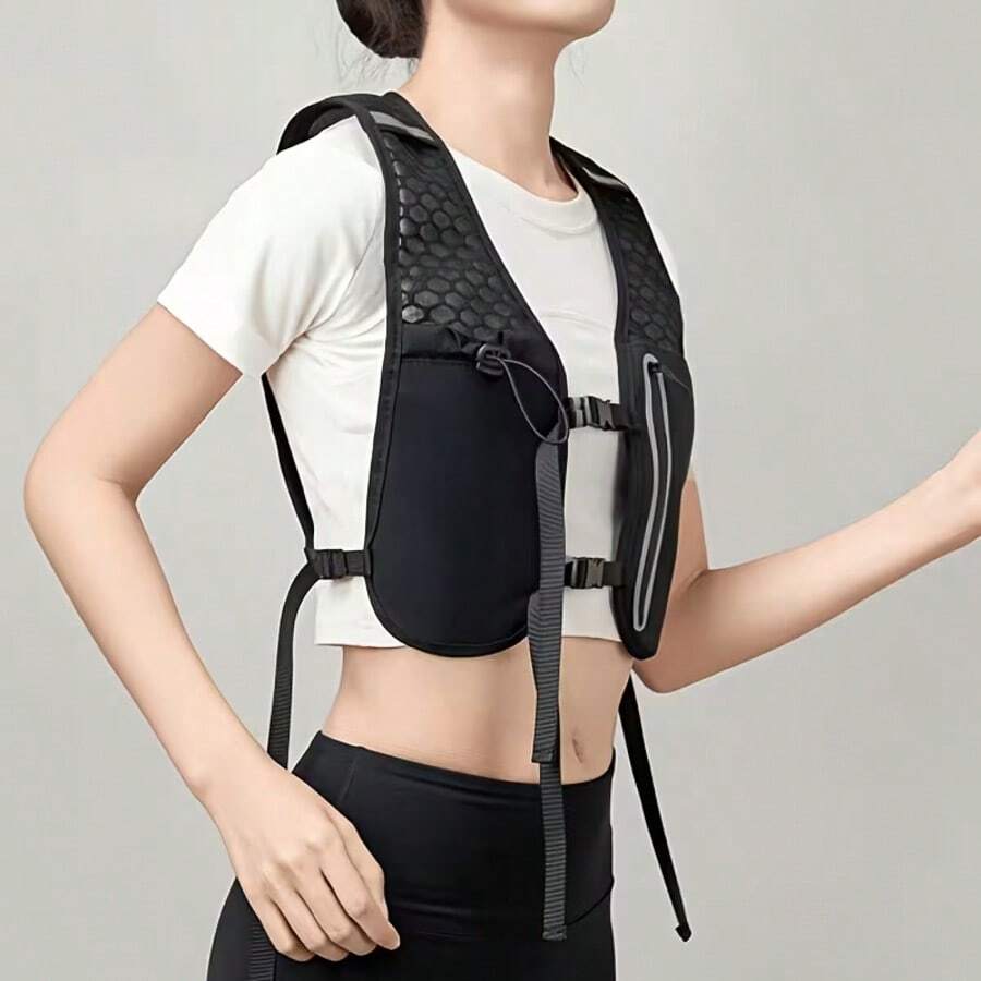 Running Backpack, Running Hydration Vest Hydration Backpack, Lightweight Hydration Bladder, Suitable For Outdoor Hiking, Trail Marathon, Cycling Race, Mountain Climbing Water Bladder Backpack, Men's Style (Backpack Only) - Black - View 1