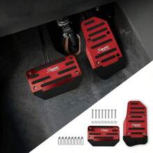 2 Sets Non-Slip Car Pedal Set - Alloy Brake, Accelerator, Clutch Pedals - Suitable For Sedan, SUV, ATV - Automatic Transmission Replacement Kit, Non-Slip Rubber Foot Pads, Durable Foot Pedals|Ergonomic Foot Pedals|Durable Foot Pedals New Year Model - A - View 9
