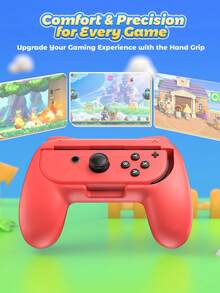 2pcs Switch Controller Grip Covers, Universal Switch Controller Stand Set, Anti-Slip Durable Game Controller Holder, Shock-Absorbing Gaming Accessories, Compatible With Switch, OLED, Lite, Joy-Con And Pro Controllers - View 10