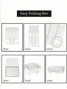 Foldable Gift Box, Gift Packaging Box, Gift Wrapping Box For Family And Friends, Universal Holiday Gift Box - A - View 10