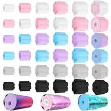 30 Pcs Cup Turner Foam Set-5 Sizes Cup Turner Inserts Expandable Spinner Sponge Cup Turner Accessories for Tumblers, Cola Shaped Water Bottles 1.57/2.44/2.83/3.18/3.74 Inch Diameter, 6 Colors - como en la imagen - Ver 1