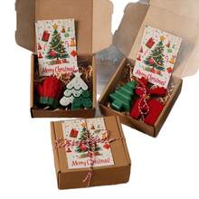 Christmas Holiday Gift Set. Shaped Scented Candles, Home Decor Figurines - 1PC - View 9