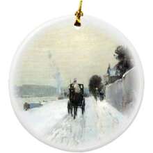 Decorative Hanging Ornaments - Gold - View 3