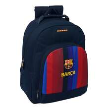 FC Barcelona 巴塞隆納足球俱樂部雙肩書包，第一套球衣，兒童及青少年適用，可搭配拉桿箱使用，附水壺口袋 - 適應(1) - 查看 2