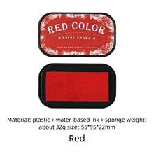 Colorful Space Series Vintage High-Density Oil-Based Ink Pads | DIY Finger Painting Stamp Set With Numerous Color Options - Color Space - View 16