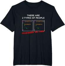 Tipos de personas programadores programación camiseta de regalo de ITsummer - Blanco - Ver 1