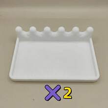 Watercolor Brush Holder With Drip Tray, Brush Drying Rack Stand, Desktop Brush Organizer For Art Studio, Keeps Brushes Suspended And Desk Clean - A - View 12