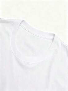 T-Shirt With Heart And Letter Print - White - View 2