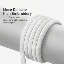 3pcs USB-A To Type-C Fast Charging Cable, Suitable For Android Phones, 1m/2m/3m Length, Durable Braided Phone Charging Cable, Compatible With Samsung, And Other Android Phones And Devices, Suitable For Office Desk Accessories/Travel/Indoor/Outdoor/Car Accessories - View 5