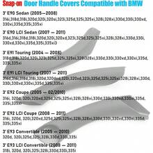 For BMW 3 Series E90/E91 Door Handle Covers, Door Pull Handle Cover For BMW 325i 328i 335i 330i 2006-2011 - Door Handle Cover - View 2