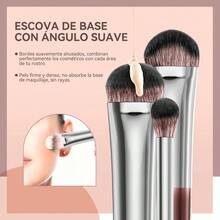 Brochas de Maquillaje con Estuche 15 Piezas, Set de Brochas para Maquillaje Profesional, Cepillos Suaves y Duraderos, Juego de Brochas Sinttico Premium Sombra de Ojos en Polvo para Base de Maquillaje - Multicolor - Ver 2