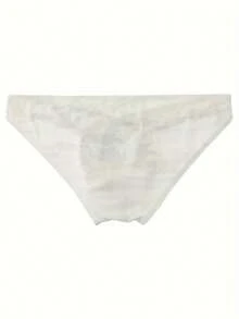 Men's Mesh Briefs - Lightweight, Breathable, And Comfortable Low-Rise Butt Lift With Stretch Fabric For Casual Wear And Comfort | Fashionable Underwear | Stretch Fabric - 白色 - 查看 2