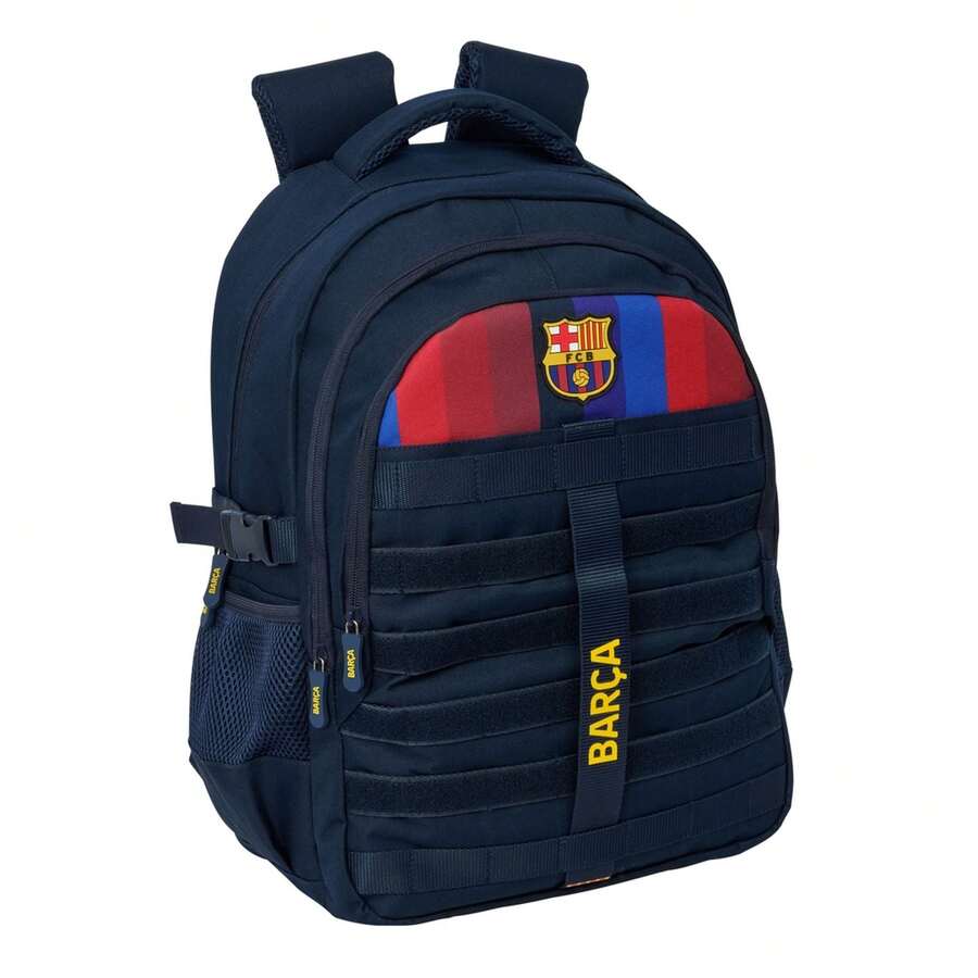 FC Barcelona 巴塞隆納足球俱樂部雙肩書包,第一套球衣,兒童及青少年適用,可搭配拉桿箱使用,附水壺口袋 - 雙(2) - 查看 1