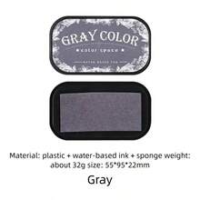 Colorful Space Series Vintage High-Density Oil-Based Ink Pads | DIY Finger Painting Stamp Set With Numerous Color Options - Color Space - View 11