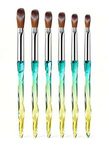 6-Piece Acrylic Nail Art Pen Set, Nail Design Tools, Multiple Styles And Uses: 3D Nail Gel Pens And Acrylic Nail Art Pens, Suitable For Home And Salon Nail Art Projects - Multicolor - View 14