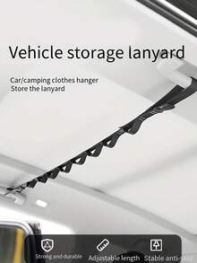 Travel Clothes Hanger Nylon Clothesline High Load-Bearing Portable Clothesline Tent Storage Hanging Rope Suitable For Camping - Multicolor - View 2