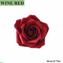 Red Foam Rose Large Handmade Artificial Flowers Suitable For Romantic Wedding, Home, Party, Event, Anniversary Birthday Party Background Decoration - Multicolor - View 6