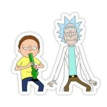 Warner Bros 1件,8*6.6cm,Rick And Morty: 經典科幻雙人組佩戴招牌心靈控制頭帶 - 以經典動畫風格捕捉幽默且混亂的時刻。(隨機款式) - 彩色 - 查看 5