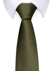 1 Peça Gravata Masculina de Cor Sólida com 8CM de Largura, Adequada para Combinar com Camisas e Ternos, Ideal para o Ambiente de Trabalho, Entrevistas de Emprego, Reuniões Formais - Cores misturadas - Visão 18