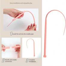 1pc Cat Toy Simulation Mouse Tail Pet Toy, Suitable For Indoor And Outdoor Interactive Play Of Cats, Suitable For All Types Of Cats - View 9