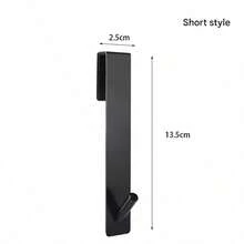 3/2/1pc Stainless Steel S-Shaped Shower Towel Bar, Suitable For Glass Doors, Bathroom Bathrobe Hooks, Wall-Mounted Coat Rack, Clothes Hooks, Hooks, Door Hanging Rack, Wall Hooks, Closet Storage, Key Hooks, Self-Adhesive Hooks, Bathroom Storage - Multicolor - View 11