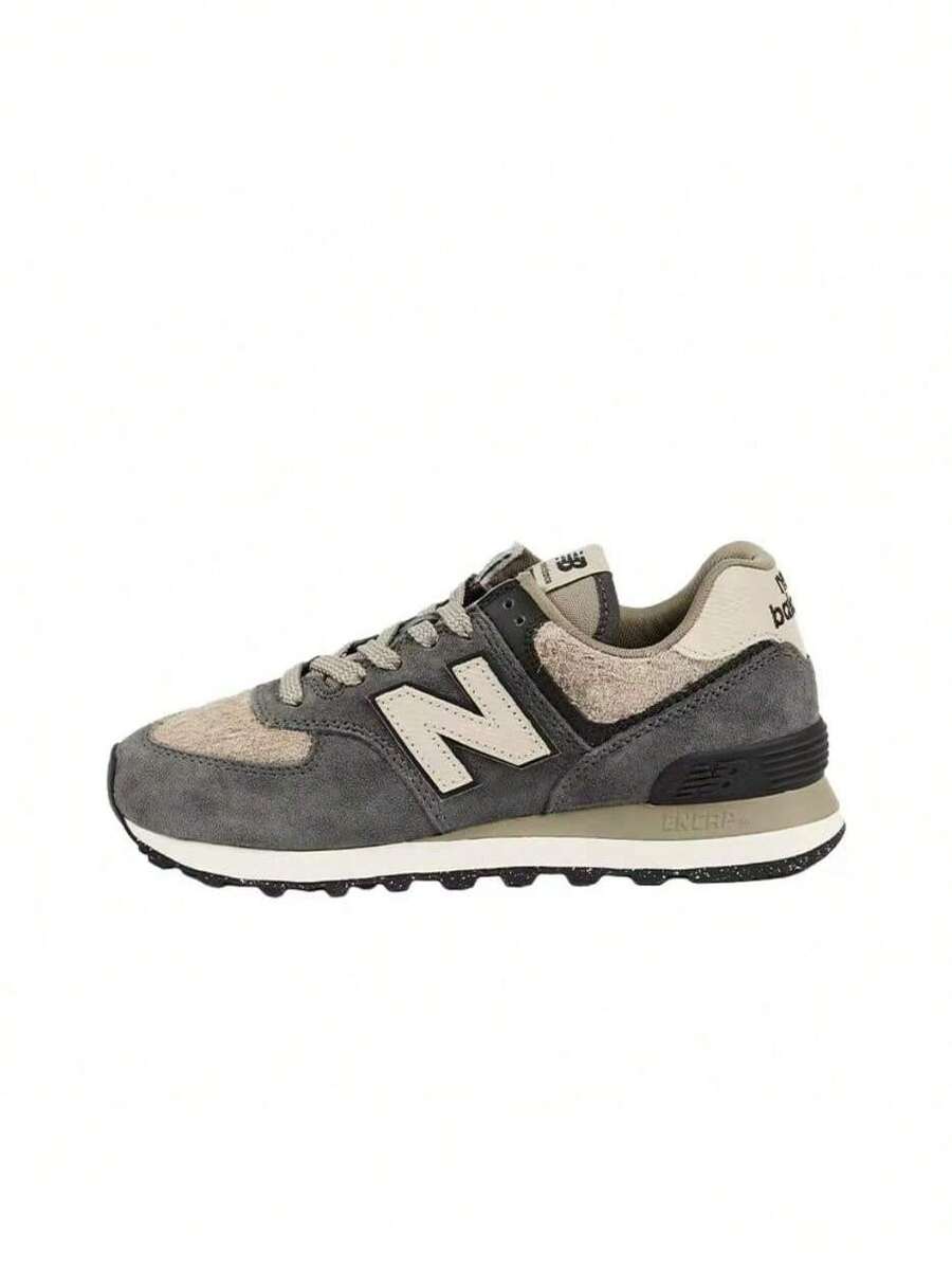 New Balance NB 574 Retro Versatile Low-Top Running Shoes Women's Grey - Grey - View 1