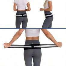 Breathable Hip Compression Butt Lifter, Upgrade Men And Women Fitness Workout Plan - Black - View 5