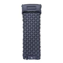 1pc Outdoor Inflatable Sleeping Pad, Camping, Hiking, Picnic Essential Lightweight Portable Foldable Moisture-Proof Mat Outdoor Gear Summer Travel Must-Have, Foot-Pumped Extra Wide Extra Thick Inflatable Mattress - Multicolor - View 14