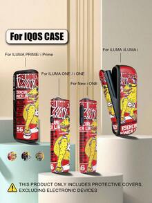 1PC For IQOS ILUMA ONE/ I One/New Iluma I One, ILUMA/Iluma I ,ILUMA PRIME/Iluma I Prime Protective Case Full Protection Anti-Drop Fashion Personalized Graffiti Leather Case Scratch-Resistant Anti-Abrasion Anti-Pressure Shock-Absorbing PU+PC Spliced Hard Shell Precise Hole Position Leather Case Couple Style Multiple Colors Available Gift For Self-Use Storage Box - 2 - View 5