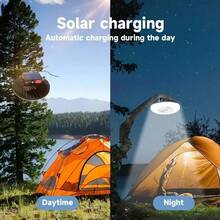 Rechargeable Light Camping Light Fans Lamp Multi-Functional Portable Outdoor Portable Lamp Night Emergency Tent Light With Hook - Multicolor - View 4