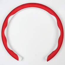 1pc Anti-Slip Steering Wheel Cover - Suede Material + Sweat-Absorbent + C-Shaped Integrated Embedded Design + No Inner Ring, For Car/MPV/SUV/RV/Pickup/Van, Friendly Reminder: This Product Cannot Be Used If The Steering Wheel Inner Diameter Exceeds 42cm(16.54''). - 1pc - View 14