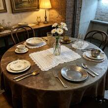 1pc/2pcs/6pcs French White Embroidered Placemats, Ins Girl Lace Trim Napkins, Coasters, Multi-Purpose Dust Cover Cloth, Tablecloth - Multicolor - View 9