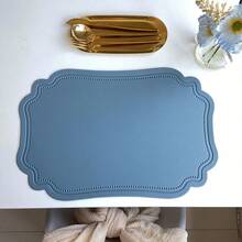 4pcs/1set Faux Leather Nordic Style Coasters, Kitchen & Dining Table Accessories, Heat-Resistant Western Style Placemats, Suitable For Holiday Decor, Party & Banquet Decoration, Tabletop Protection, Washable & Easy To Clean - Multicolor - View 11