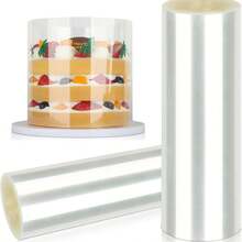 Transparent Cellulose Acetate Cake Collar Wraps, Professional Baking Acetate Sheets, Elegant Cake Packaging, Edge Decoration - Multicolor - View 7