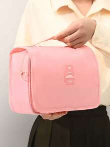 1pc Makeup Storage Bag, Minimalist Multi-Layer Toiletry Organizer Bag, Suitable For Travel And Bathroom, Perfect For Vacation Beach, Bathroom Series, Bedroom Series, Large Capacity Design - Multicolor - View 15