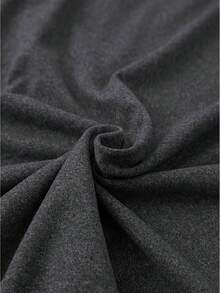 Short-Sleeved Summer T-Shirt In The Same Style, Printed Fashion For Ladies, Large - Dark Grey - View 4