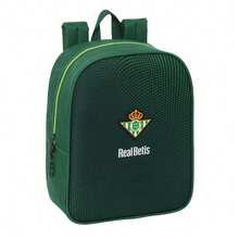 Real Betis Balompié | Betis Balompié School Backpack, Adaptable To Trolley (Without Trolley), Water Resistant, Official License, 2 Large Compartments, Bottle Pocket - Adaptasi - Guarderí (2 - View 2