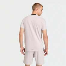 Adidas D4T TE Men's Sports Casual Quick-Drying Short-Sleeve T-Shirt - Light Pinkish Purple - View 2